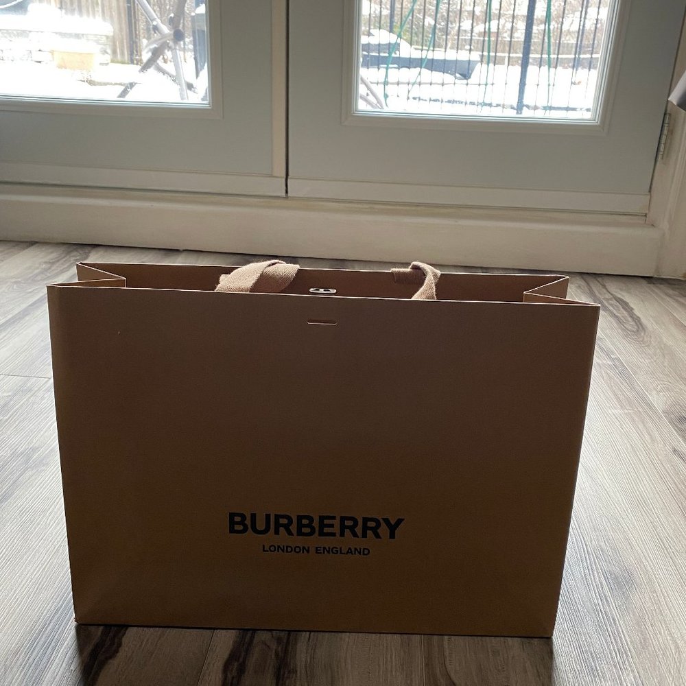 Large Burberry Shopping Bag
